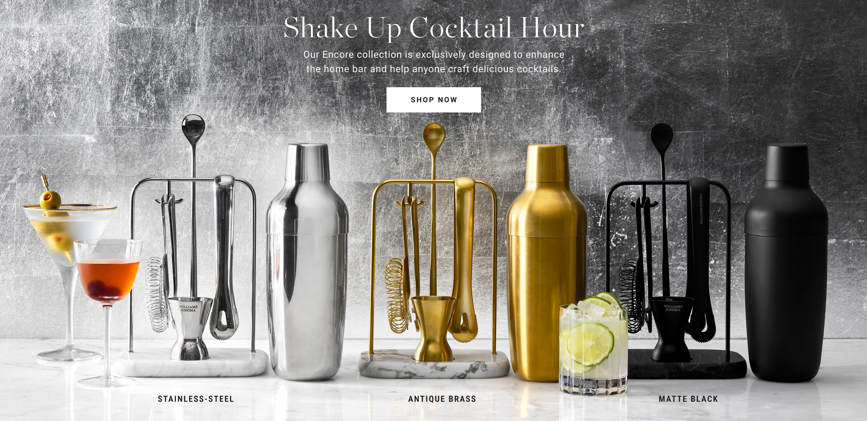 Shake Up Cocktail Hour | Our Encore collection is exclusively designed to enhance the home bar and help anyone craft delicious cocktails. | Shop Now
